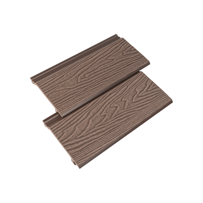 Panel Dinding Luaran Pelapisan Timbul 3D Decking WPC