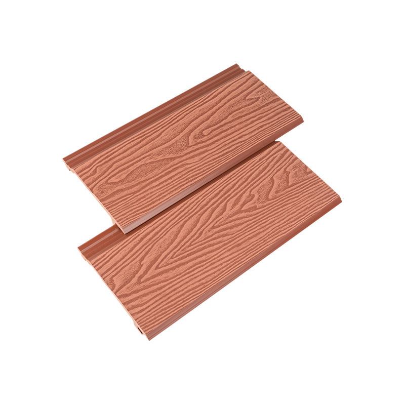 Panel Dinding Luaran Pelapisan Timbul 3D Decking WPC